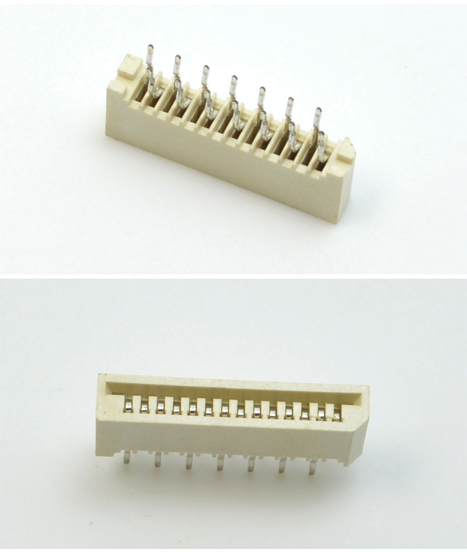 fpc连接器1.0-fpc连接器单面接触连接器经销商-宏利